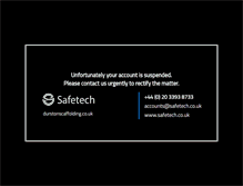 Tablet Screenshot of durstonscaffolding.co.uk